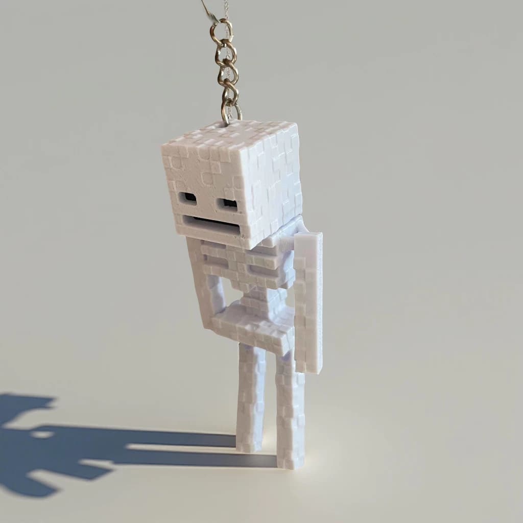 Chaveiro Esqueleto Minecraft — foto 5