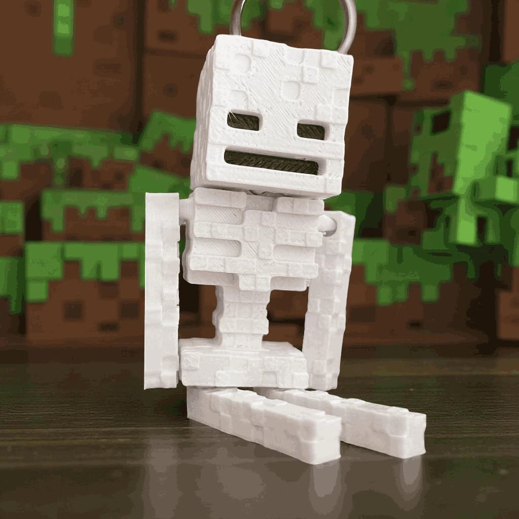 Chaveiro Esqueleto Minecraft — foto 2