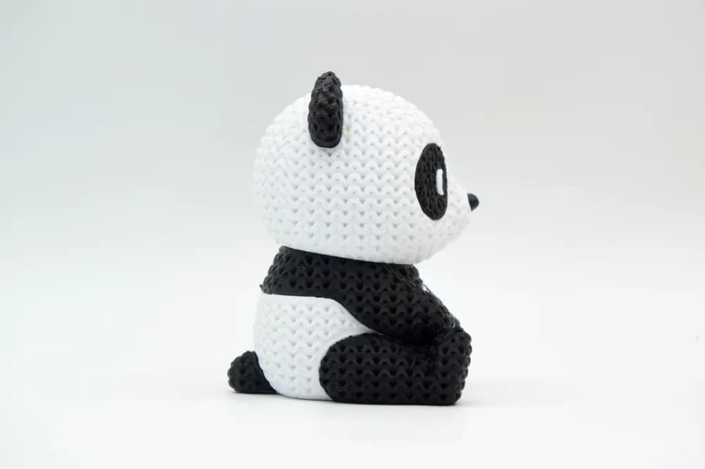 Panda Tricô Decorativo — foto 2